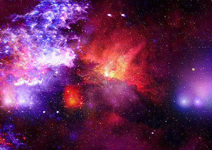 宇宙宇航员在空间和星云的星域星系勘探星座天文学科学气体纺纱活力渲染星际背景