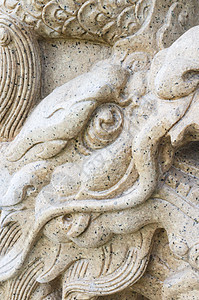 石雕建筑学寺庙雕刻宽慰传统动物力量信仰图腾装饰品图片