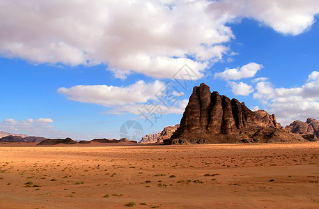 智慧的七大支柱 岩石形成 瓦迪鲁姆沙漠干旱风景爬坡天空砂岩旅行编队峡谷石头侵蚀图片