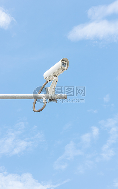 cctv 和天空背景图片