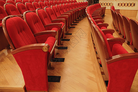 红戏剧红椅的背景背景Name红色天鹅绒剧院纺织品座位窗帘艺术装饰品金子礼堂图片