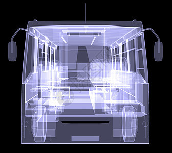 大巴士 X光物流机器射线汽车乘客小巴公共汽车商业车轮草图图片