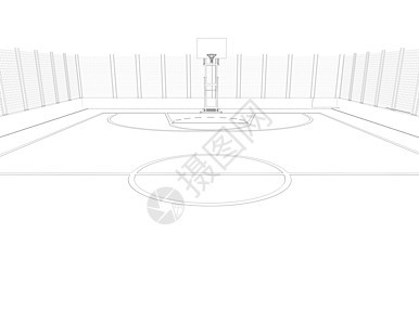 篮球场 电线框架体育场技术蓝图团队健身房木板轮缘篮子比赛建筑图片
