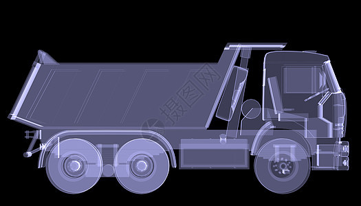 大卡车 X光机器商业交通货运倾斜车轮汽车工程x光车辆图片