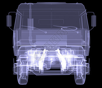 大卡车 X光工程绘画射线宏观交通倾斜x射线汽车引擎x光图片
