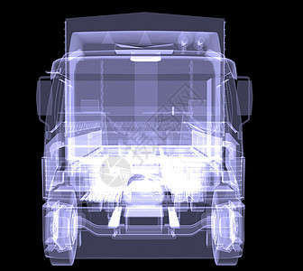 大卡车 X光运输交通车轮工程绘画货车x射线宏观柴油机草图图片
