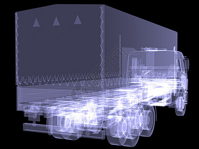 大卡车 X光绘画车辆宏观机器汽车x射线速度柴油机工程倾斜图片