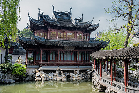 上海中国诸川花园文化地方房子外观地标建筑学花园旅行目的地图片