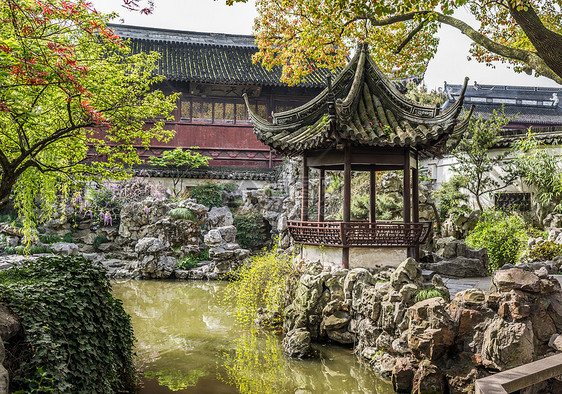 上海中国诸川花园地方外观目的地地标建筑学旅行文化花园图片