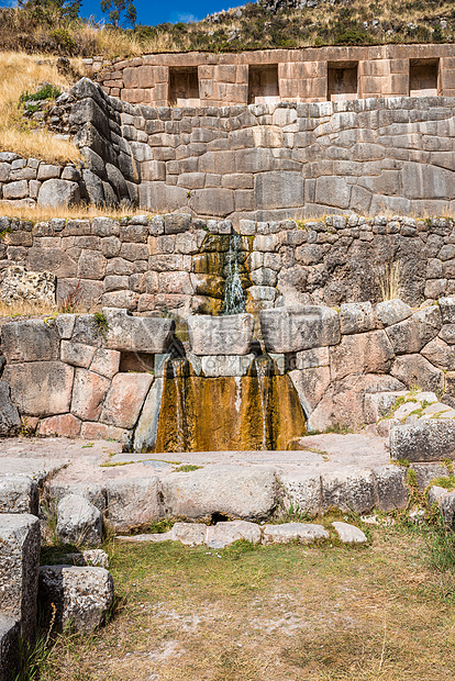 秘鲁秘鲁安第斯山地和乌鲁斯哥考古学地标地方山脉考古废墟旅行寺庙目的地风景图片