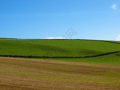 Cardross 山丘全景水平丘陵天空爬坡天际草地绿色农村图片