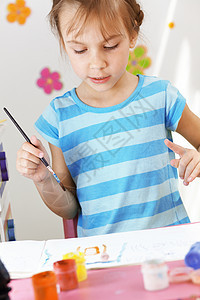 儿童绘画毛毡幼儿园桌子学习童年创造力孩子艺术苗圃艺术家图片