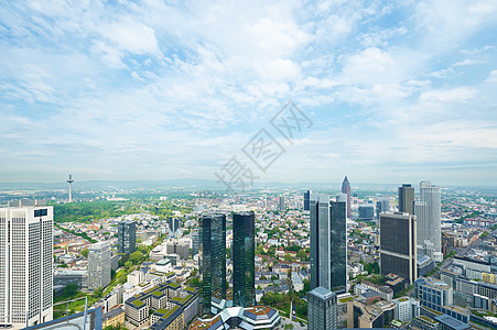 德国美因河畔法兰克福商业天线建筑银行办公室景观天际地标建筑学金融图片