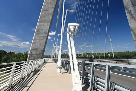 桥梁详情匈牙利建筑学三角形工程穿越力量运输钢丝绳商业旅行戏剧性图片