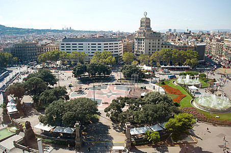 巴塞罗那市中央广场图片
