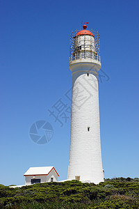 澳大利亚开普纳尔逊灯塔旅游海岸线假期景点旅行白色建筑岩石蓝天图片