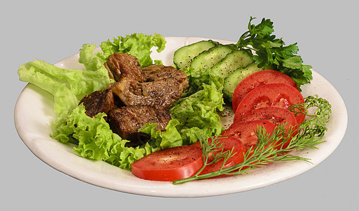 塞蔬菜和蔬菜餐饮草药食物餐厅盘子美食烹饪图片