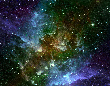 在空间和星云的星域星座渲染气体勘探敬畏灰尘活力星际螺旋插图图片