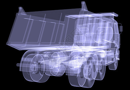 大卡车 X光x光货车引擎草图倾斜x射线交通速度射线汽车图片