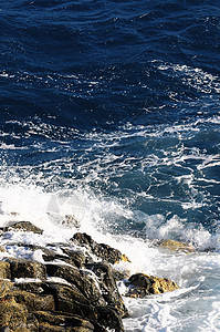 水质海浪波纹水波运动涟漪波浪水池海水液体蓝色图片