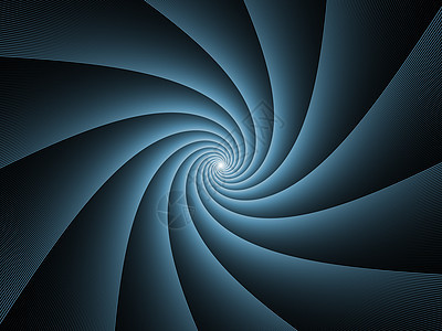 分形沉积伏质运动光束涡流蓝色辐射装饰品漩涡数学射线几何学图片