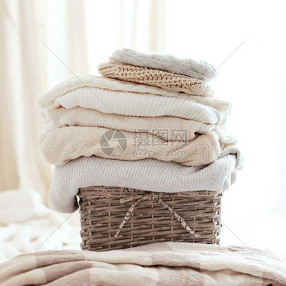 舒适的毛衣房间服装纺织品情绪折叠细节衣柜针织柔软度场景图片