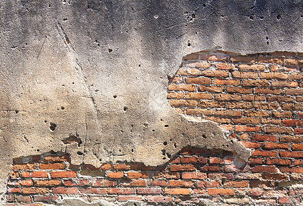 旧的红砖墙房子石工街道石墙力量砖墙墙纸黏土城市护岸图片