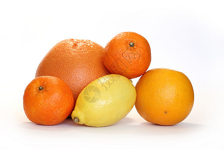 柑橘果热带白色食物橙子水果团体图片
