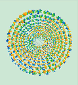 抽象圆背景矢矢矢矢艺术马赛克海报墙纸海浪圆形网络插图风格创造力漩涡图片