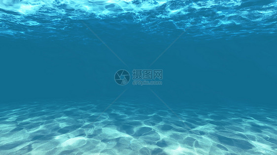 水下潜水阳光海洋生活液体波浪蓝色波纹图片