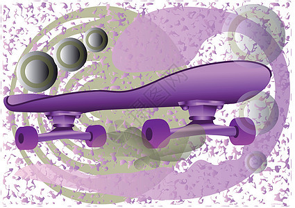 滑滑板插图速度风险运动背景图片