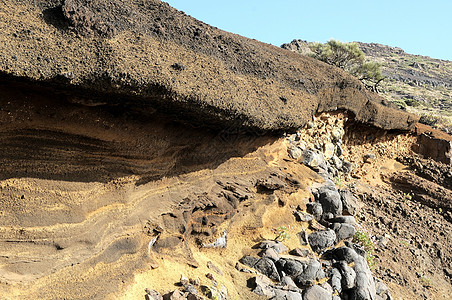 远古火山岩图片