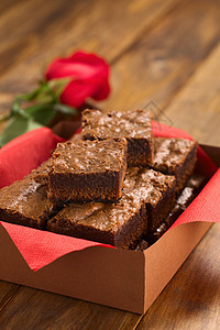 布朗小吃礼物可可甜点糖果食物营养面包巧克力玫瑰图片
