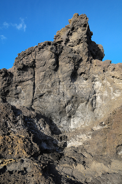 干硬岩岩岩礁睡眠公园熔岩海岸火山岩流动火山岩石景观硬化图片