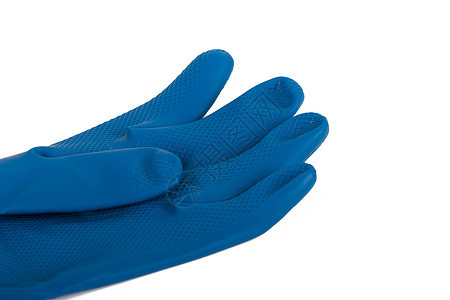 清洁手套蓝色塑料卫生家务打扫厨具保健家庭清洁工用具图片