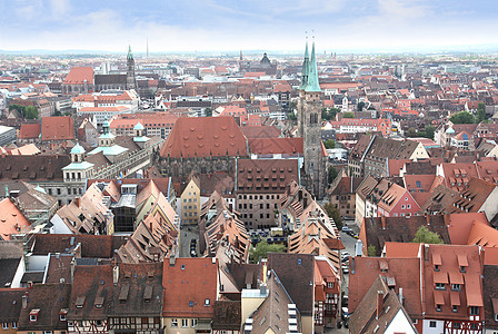 观察德国纽伦堡老城图片