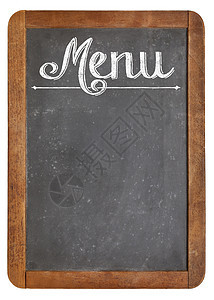 旧黑板上的旧菜单背景图片