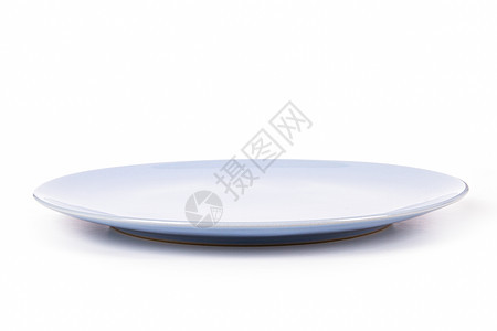 蓝色板圆圈白色盘子晚餐陶瓷午餐餐厅食物影棚圆形背景图片