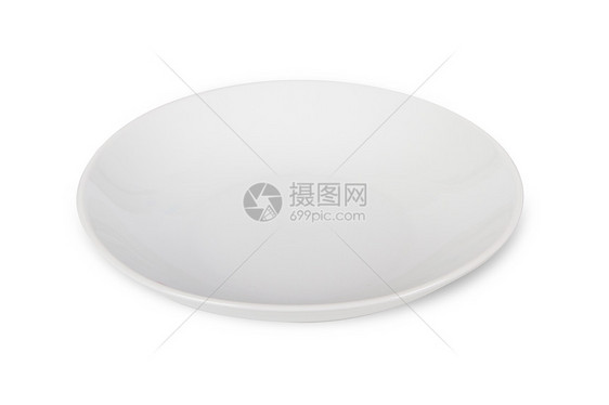 白白板盘子晚餐陶瓷食物圆圈影棚圆形服务餐具午餐图片