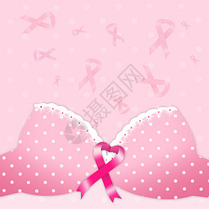 使用粉色丝带预防乳腺癌疾病生存药品海报愈合女孩山雀癌症丝带斗争图片