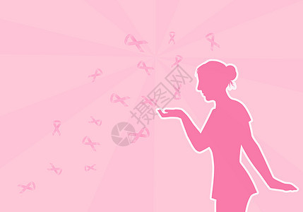 使用粉色丝带预防乳腺癌斗争明信片小册子皮肤生存女士乳房女孩们胸部帮助图片