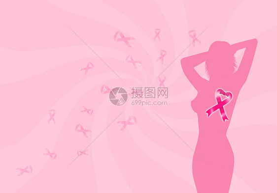 使用粉色丝带预防乳腺癌医疗愈合丝带海报药品生存明信片帮助癌症女孩们图片