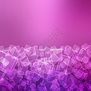 带有方形的抽象背景空白长方形线条商业网络坡度玻璃白色粉色辉光图片