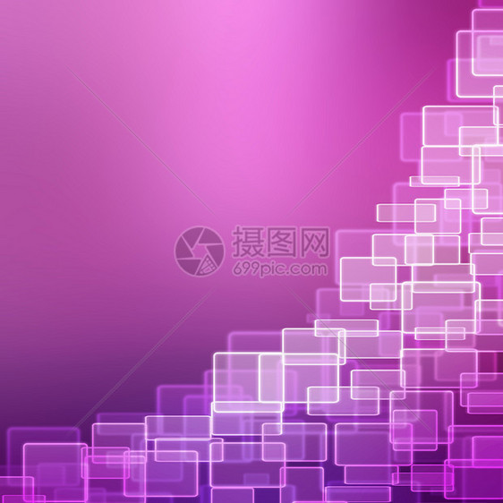 带有方形的抽象背景空白线条插图辉光坡度正方形紫色粉色创造力艺术图片