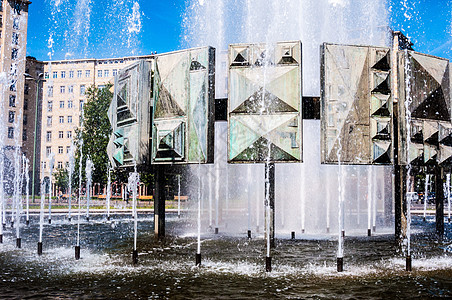 施特劳斯伯格普拉茨旅行历史性纪念碑建筑晴天喷泉城市广场地标建筑学图片