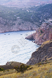 海岸线森林野生动物海浪环境悬崖太阳天空支撑季节海岸图片