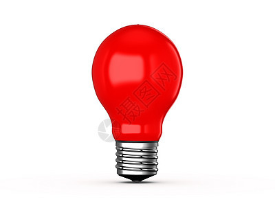 红光散件b天花板全球想像力创新玻璃吊灯灯泡红色力量智力图片