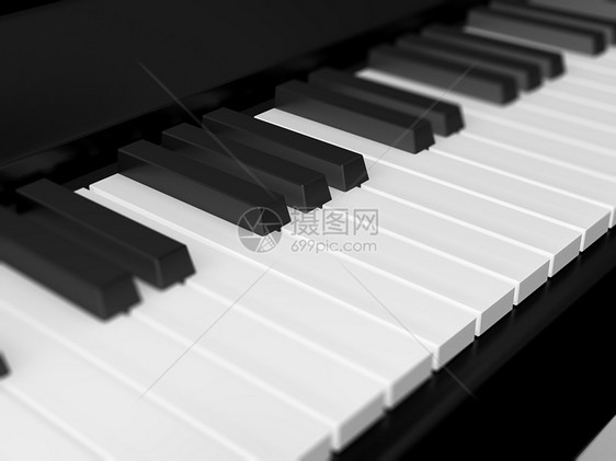 钢琴键歌曲乐器乐队播放器笔记韵律娱乐旋律三角黑色图片