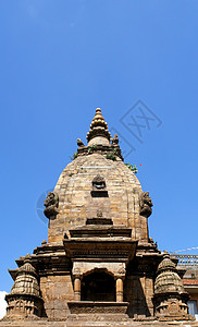 Durbar广场大楼     古城的印度教寺庙天空建筑学古董精神遗产传统文化建筑旅游宗教图片