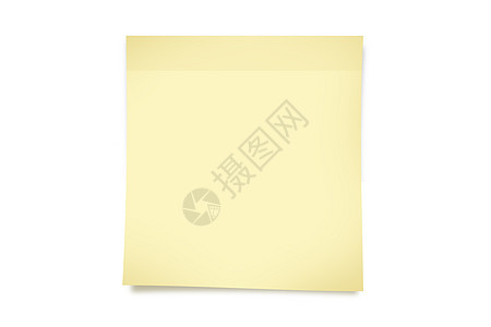 黄色粘性笔记角落办公室空白创造力记事本便利贴床单文具卷页艺术图片